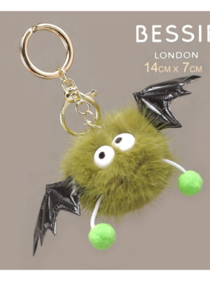 PLUSH SPOOKY BAT CHARM