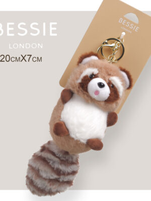 PLUSH RACCOON CHARM