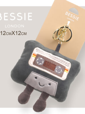 SMILEY CASSETTE CHARM