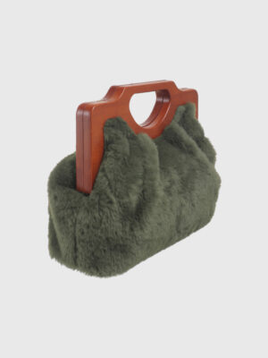 FURRY COSY CLUTCH BAG