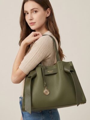 STYLISH BOW CITY TOTE BAG