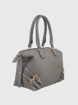 PEBBLE BUCKLE BARREL BAG