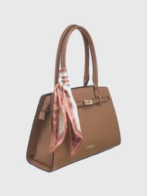 CLASSIC SCARF BELTED TOTE BAG