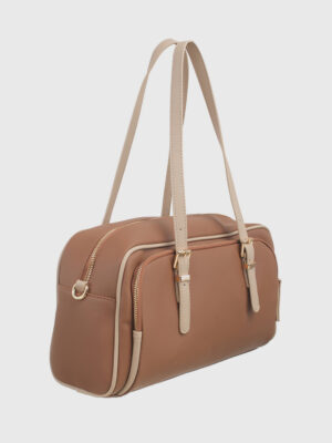 MODERN BELTED BARREL BAG