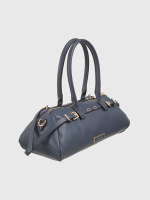 BUCKLE BARREL TOTE BAG