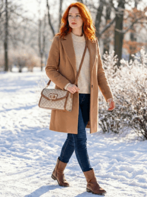 MONOGRAM BARREL SATCHEL