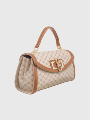 MONOGRAM BARREL SATCHEL