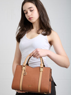 CLASSIC WEAVE STRUCTURED TOTE BAG