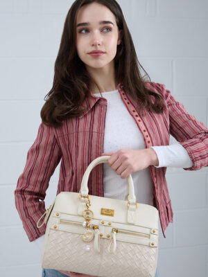 WEAVE TEXTURED FANCY BOWLER