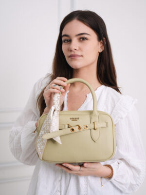 MODERN BUCKLE TOTE BAG