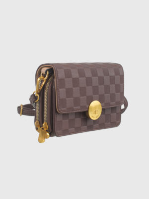 SMALL CHECKERBOARD CROSSBODY BAG