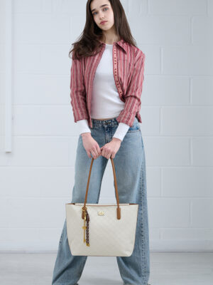 CHARMING CHECKERBOARD SHOULDER BAG