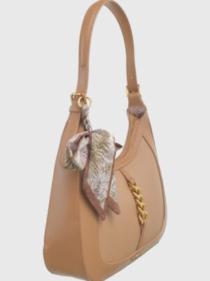 PEBBLED CHAIN-LINK HOBO