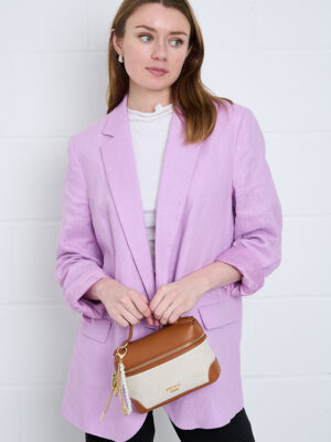 WEAVE TEXTURE VANITY CROSSBODY