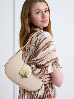 PADLOCK CRESCENT BAG