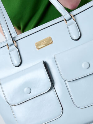 TWIN-POCKET CARGO SHOPPER BAG