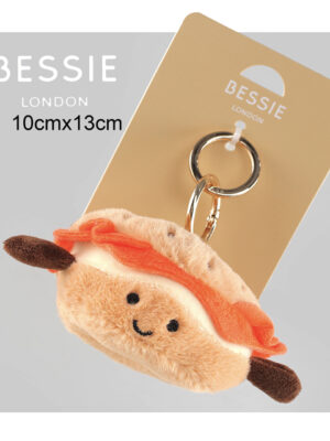 PLUSH BURGER BAG CHARM