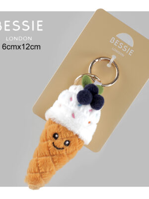 SMILEY ICE CREAM BAG CHARM