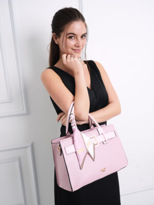 SCULPTED BELTED TOTE