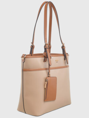 STRUCTURED SHOULDER BAG WITH CARDHOLDER