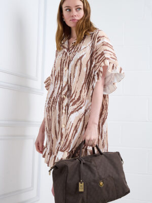 CANVAS MONOGRAM  DUFFEL