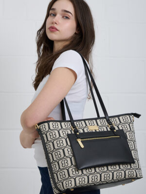 MONOGRAM CNAVAS SHOULDER BAG