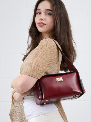 SCULPTED STRUCTURED HOBO