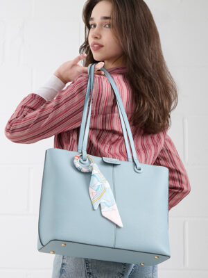 AESTHETIC PEBBLED SHOULDER BAG