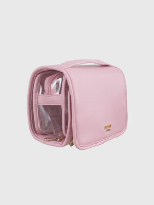 PEBBLED TRAVEL COSMETIC BAG