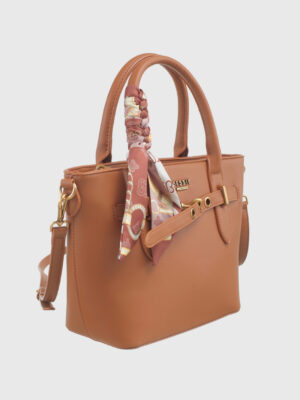 STRUCTURED PEBBLED TOTE