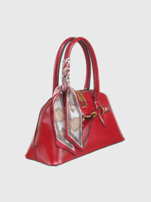 TEXTURAL BELTED DOME TOTE
