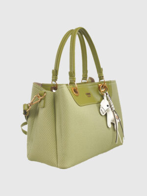 SCULPTED WOVEN TOTE