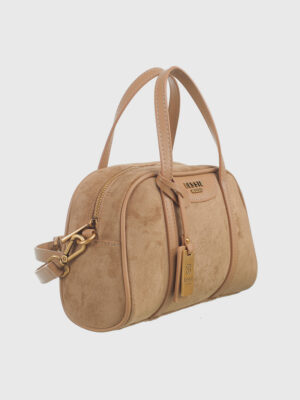 SUEDETTE MINI BOSTON BAG