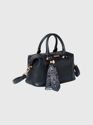CLASSIC PEBBLED BOSTON BAG