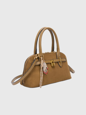SUEDETTE DOME TOTE