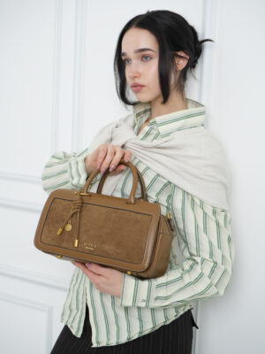 SOFT STRUCTURED BOSTON BAG