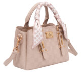 CHECKERBOARD BUCKLE TOTE