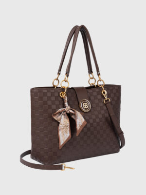 ELEGANT CHECKERBOARD SHOULDER BAG