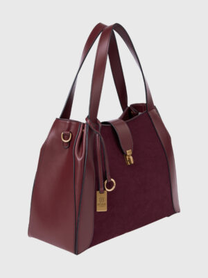 SUEDE SHOULDER BAG