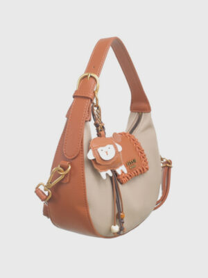 FLAP OVER HOBO CROSS BODY WITH SHEEP CHARM