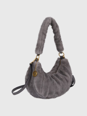 FAUX FUR HOBO
