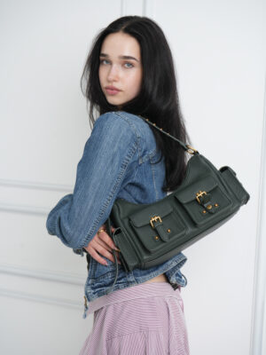VINTAGE BUCKLE POCKET HOBO