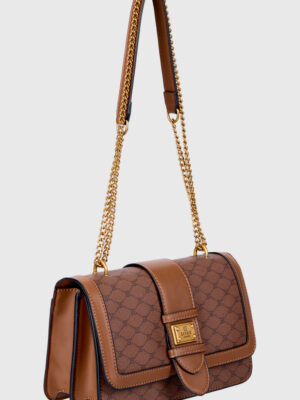 BESSIE LOGO PRINT FLAP OVER BAG