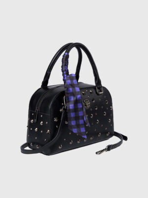 STUDDED BOSTON BAG