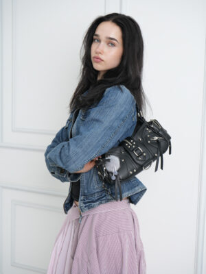 PUNK BUCKLE BAGUETTE BAG