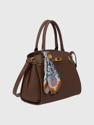 STRUCTURED BELTED TOTE