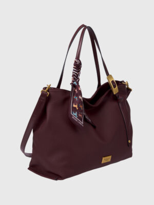 PEBBLED SLOUCHY SHOULDER BAG