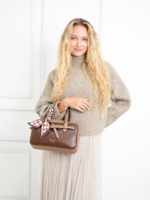 POLISHED BUCKLE BOWLING BAG