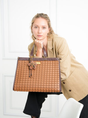 TXETURAL WOVEN TOTE