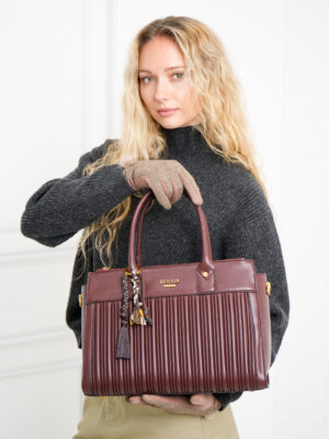 PLEATED PANEL TOTE